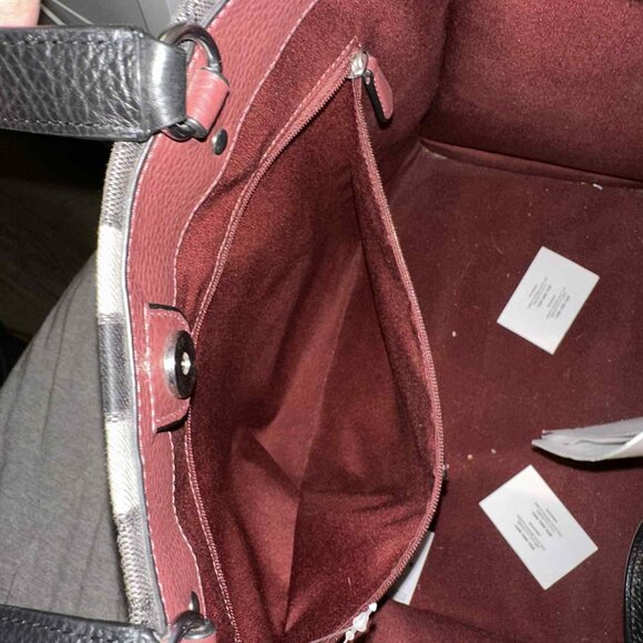 Coach Dempsey Tote 40 Signature Jacquard w/Stripe - Picture 5 of 7